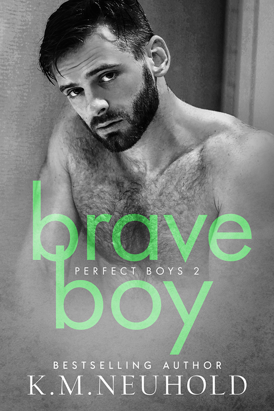 Brave Boy by K.M. Neuhold, Brock Grady model, K.M Neuhold author, CJC Photography book cover photographer