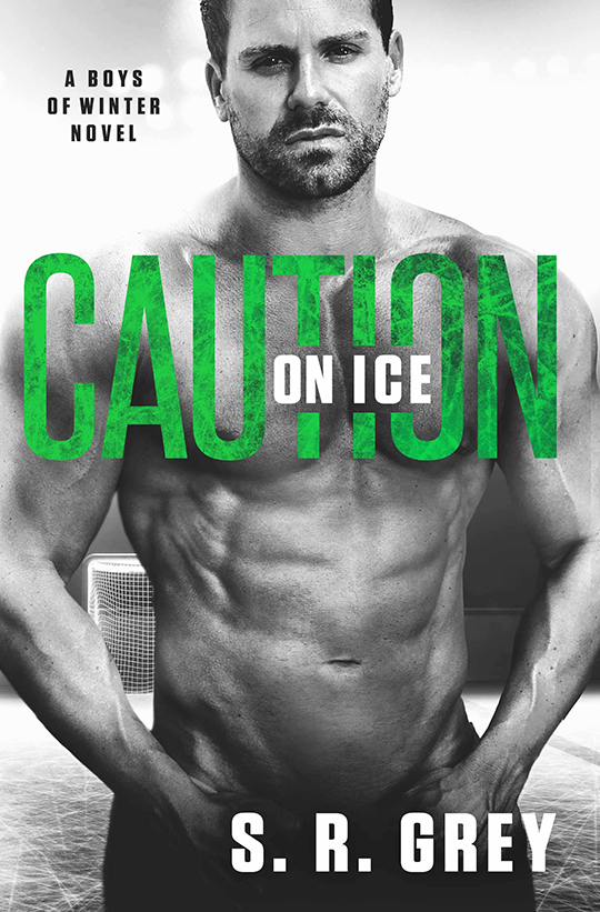 Caution On Ice by S.R. Grey, S.R. Grey author, Burton Hughes model, CJC Photography, Florida photographer, book cover photographer, romance book cover photographer