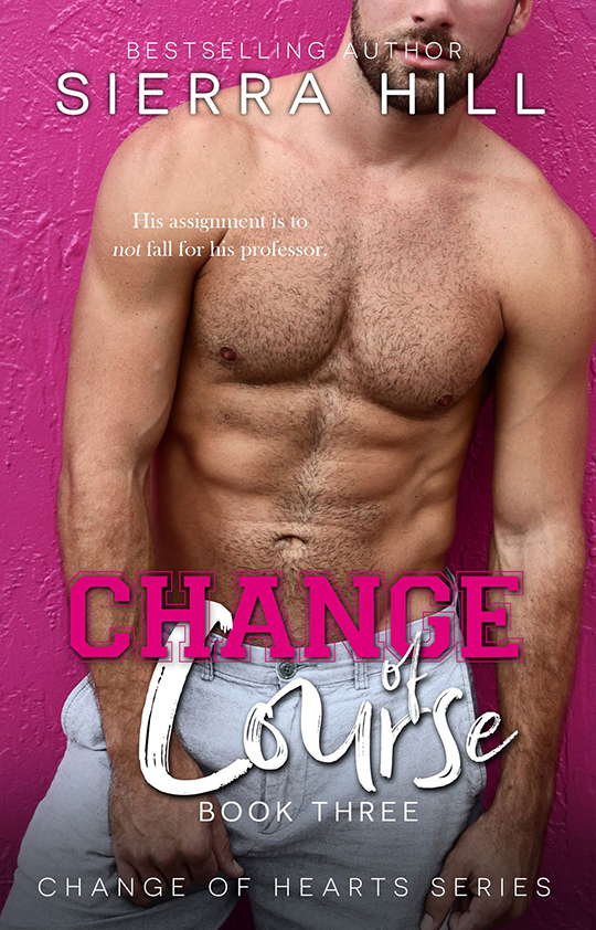 Change of Course by Sierra Hill, Sierra Hill romance author
