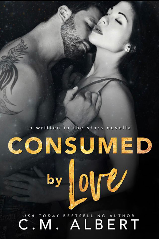 Consumed by Love by C.M. Albert, C.M. Albert romance author, BT Urruela model 