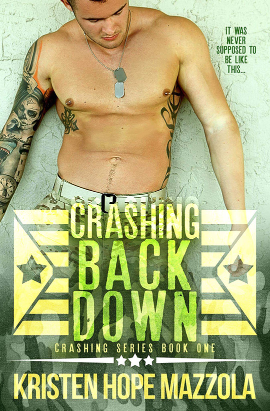 Crashing Back Down by Kristen Hope Mazzola, Alex Neff, CJC Photography, Florida photographer,  book cover photographer, romance book cover photographer