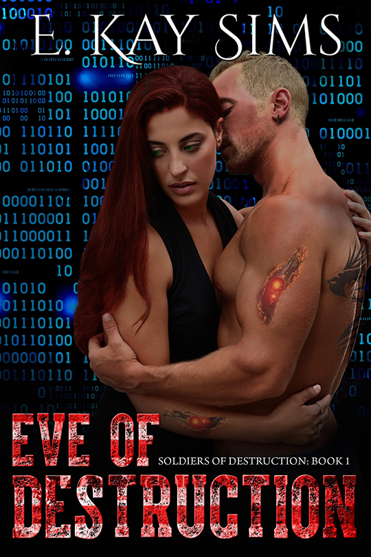 Eve of Destruction by E. Kay Sims, E. Kay Sims author, Gideon Connelly model