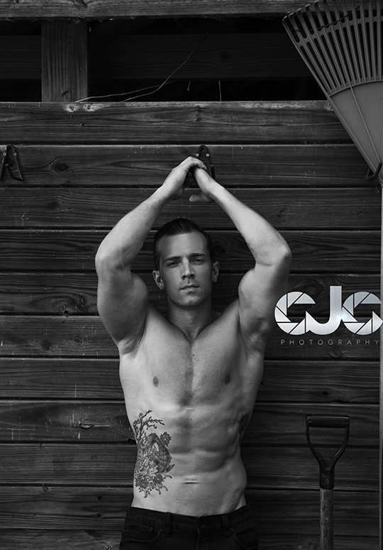 CJC Photography, Gideon Connelly fitness model, Florida photographer, book cover photographer, romance book cover photographer