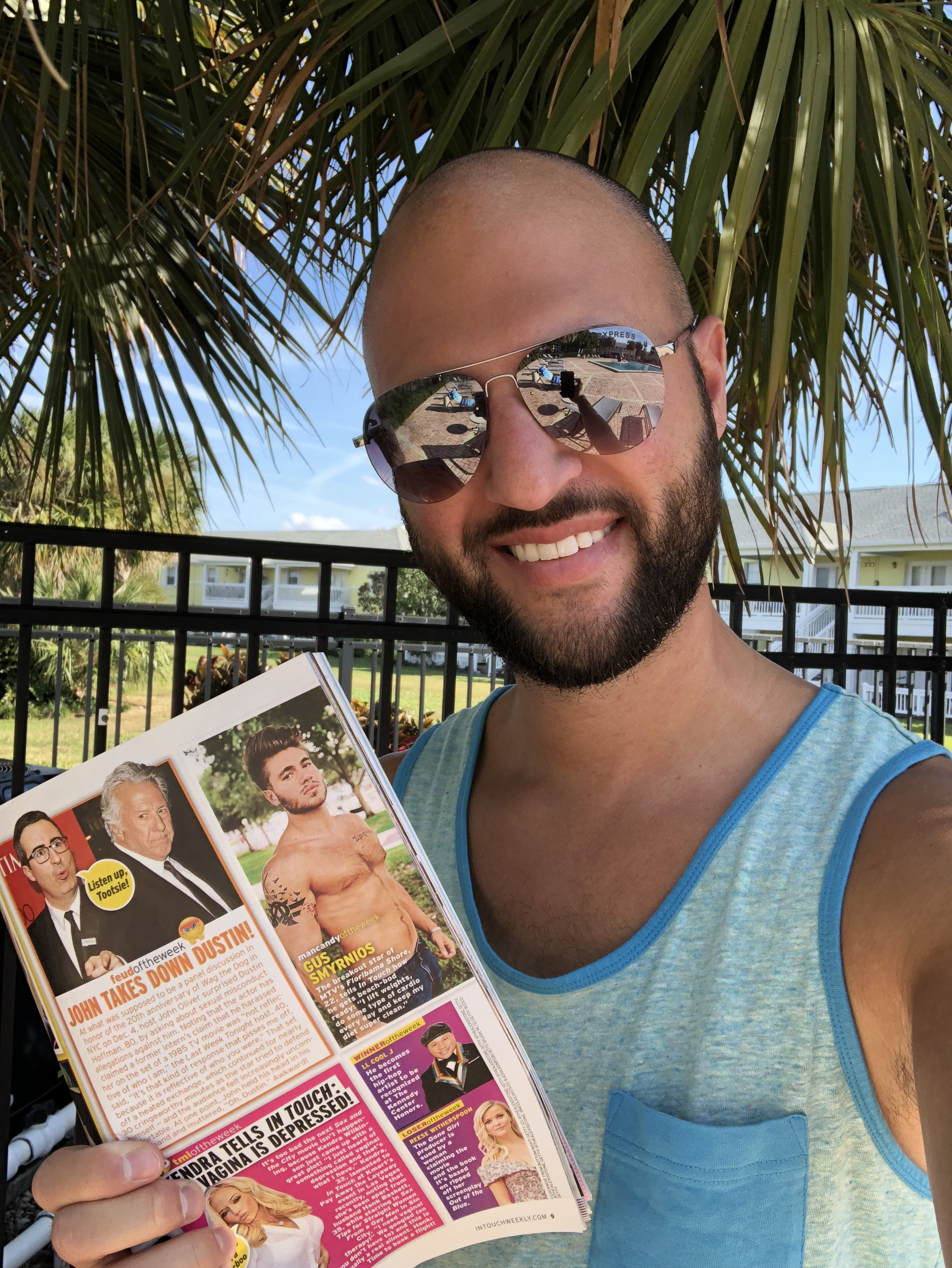 In Touch Weekly Magazine, Gus Caleb Smyrnios model, CJC Photography, Florida photographer, book cover photographer, romance book cover photographer