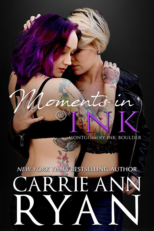 Moments In Ink by Carrie Ann Ryan, Carrie Ann Ryan best selling author, CJC Photography book cover photographer