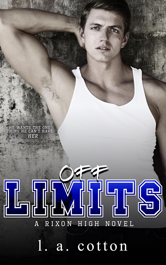 Off Limits by L.A. Cotton, L.A. Cotton romance author, Keith Manecke model