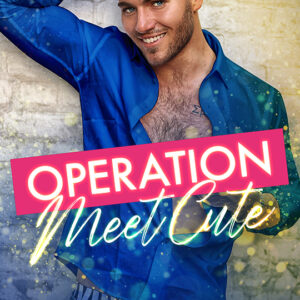 Operation Meet Cute by K.M. Neuhold, K.M. Neuhold gay romance author, Gus Caleb Smyrnios model, CJC Photography book cover photographer