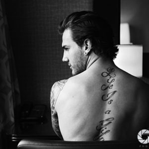 CJC Photography, Boston, book cover photographer, Sam Wiles, Toronto, Tattoo Model
