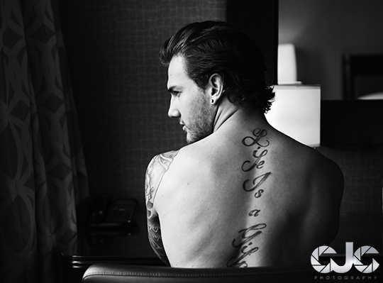 CJC Photography, Boston, book cover photographer, Sam Wiles, Toronto, Tattoo Model