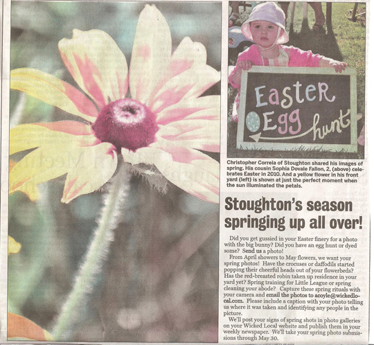 Published work: Stoughton Journal, CJC Photography
