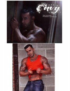 CJC Photography, Boston, Tattoo Envy Magazine, Darren Birks, book cover photographer, tattoo model