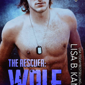 The Rescuer: Wolf by Lisa B. Kamps, Lisa B. Kamps romance author, Mason Kreidt model, CJC Photography book cover photographer